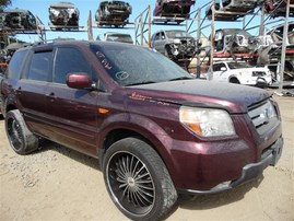 2007 Honda Pilot EX-L Purple 3.5L AT 2WD #A22578